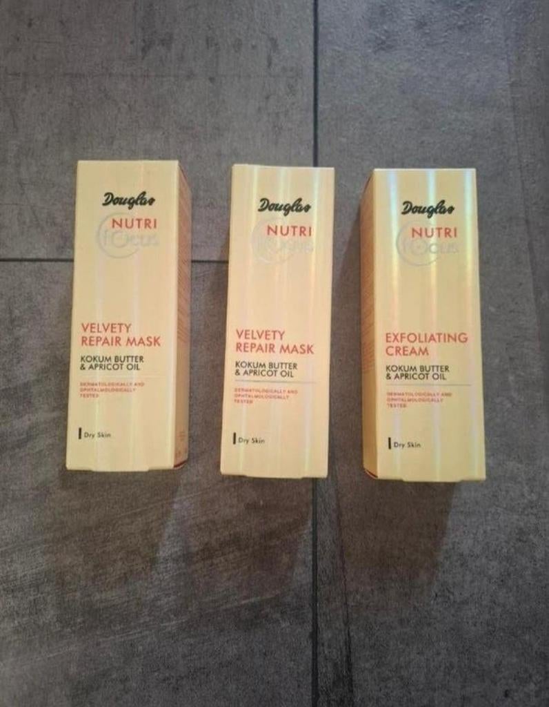 3 nieuwe gezichtsmasker van Douglas (advr 214), Ophalen of Verzenden, Nieuw, Gehele gezicht, Verzorging