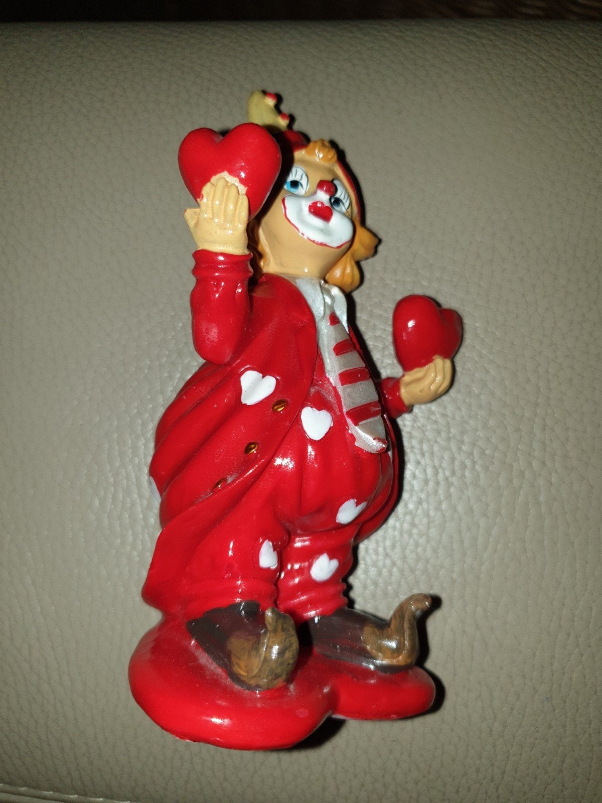 Clown beeldje met hartjes, Ophalen of Verzenden