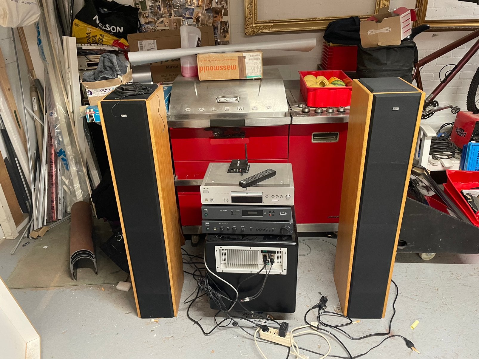 Hifi set Pied Piper/NAD/Sony, Ophalen, Gebruikt, Audio