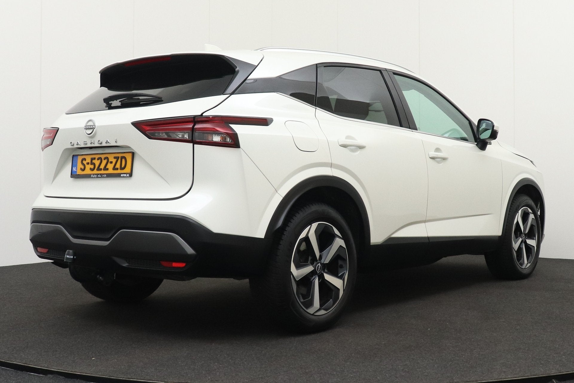 Nissan QASHQAI 1.3 158 PK Aut. MHEV N-Connecta Pano-Dak Adap, Auto's, Nissan, Stof, Automatische klimaatregeling, Wit, Origineel Nederlands