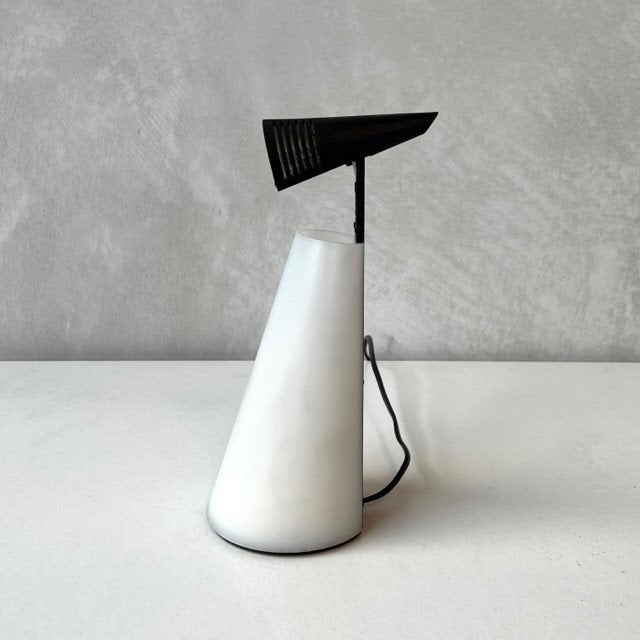 Iota tafellamp Hikaru Mori vintage design retro table lamp, Met schakelaar, Overige merken, Gebruikt, Kunststof
