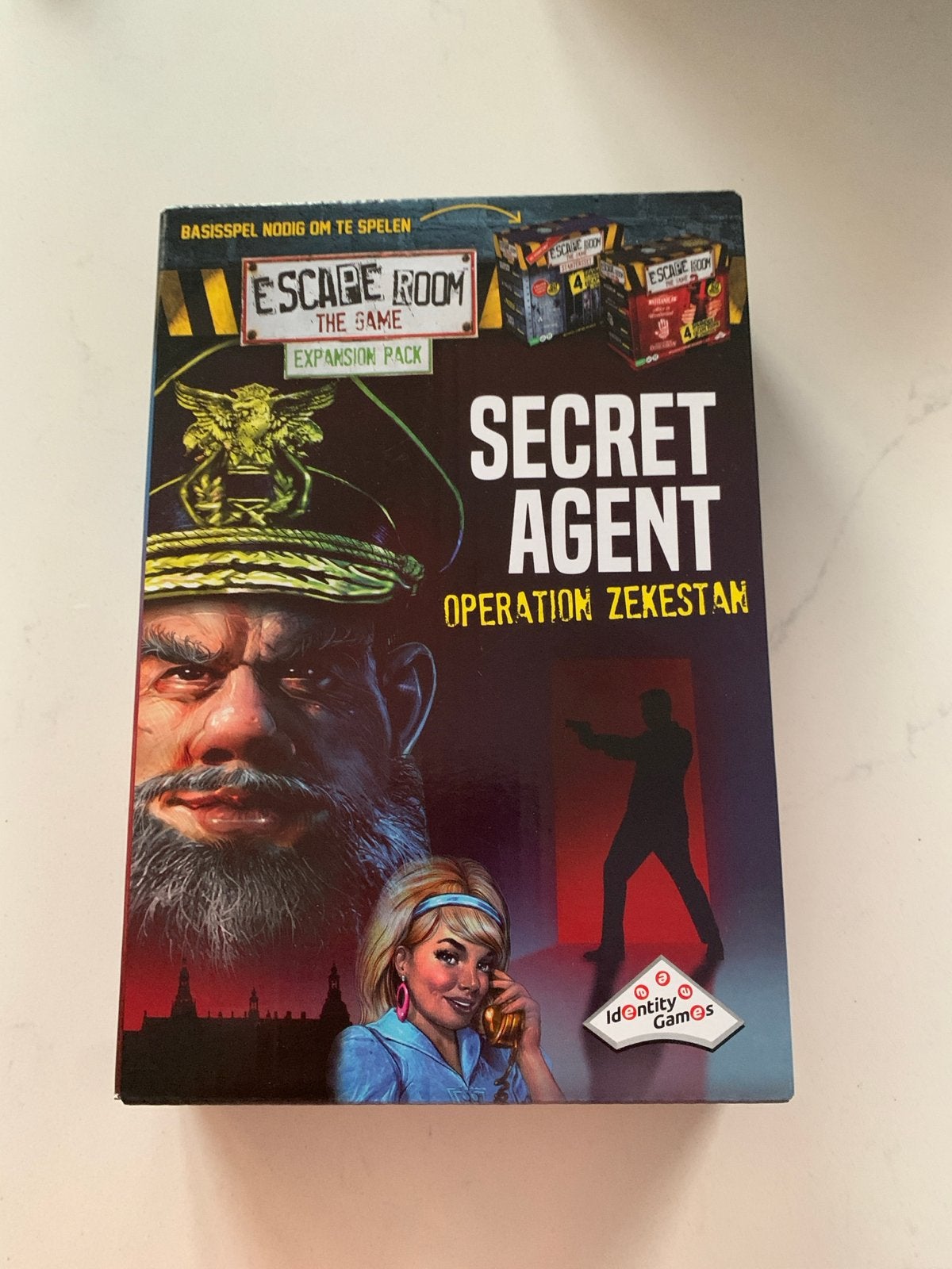 Escape Room The Game: Secret Agent - Operation Zekestan, Drie of vier spelers, Ophalen, Nieuw