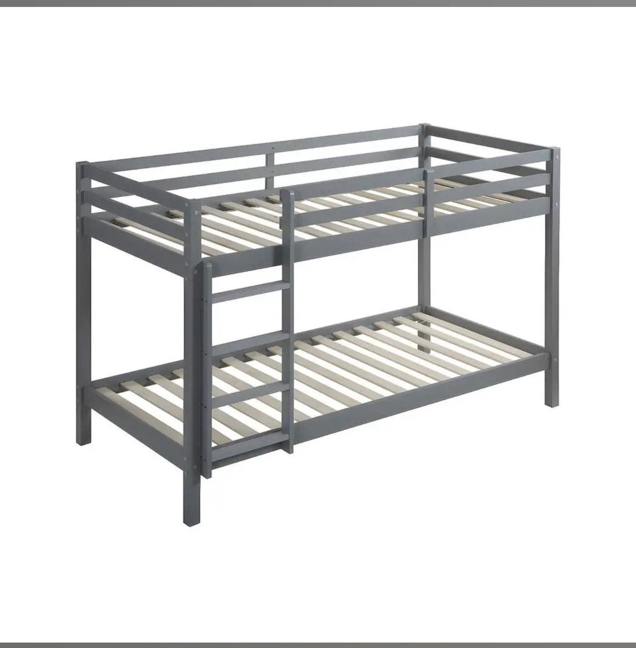 Stapelbed eikenhout 90/200, Ophalen, 90 cm, 160 tot 180 cm, Tweepersoons