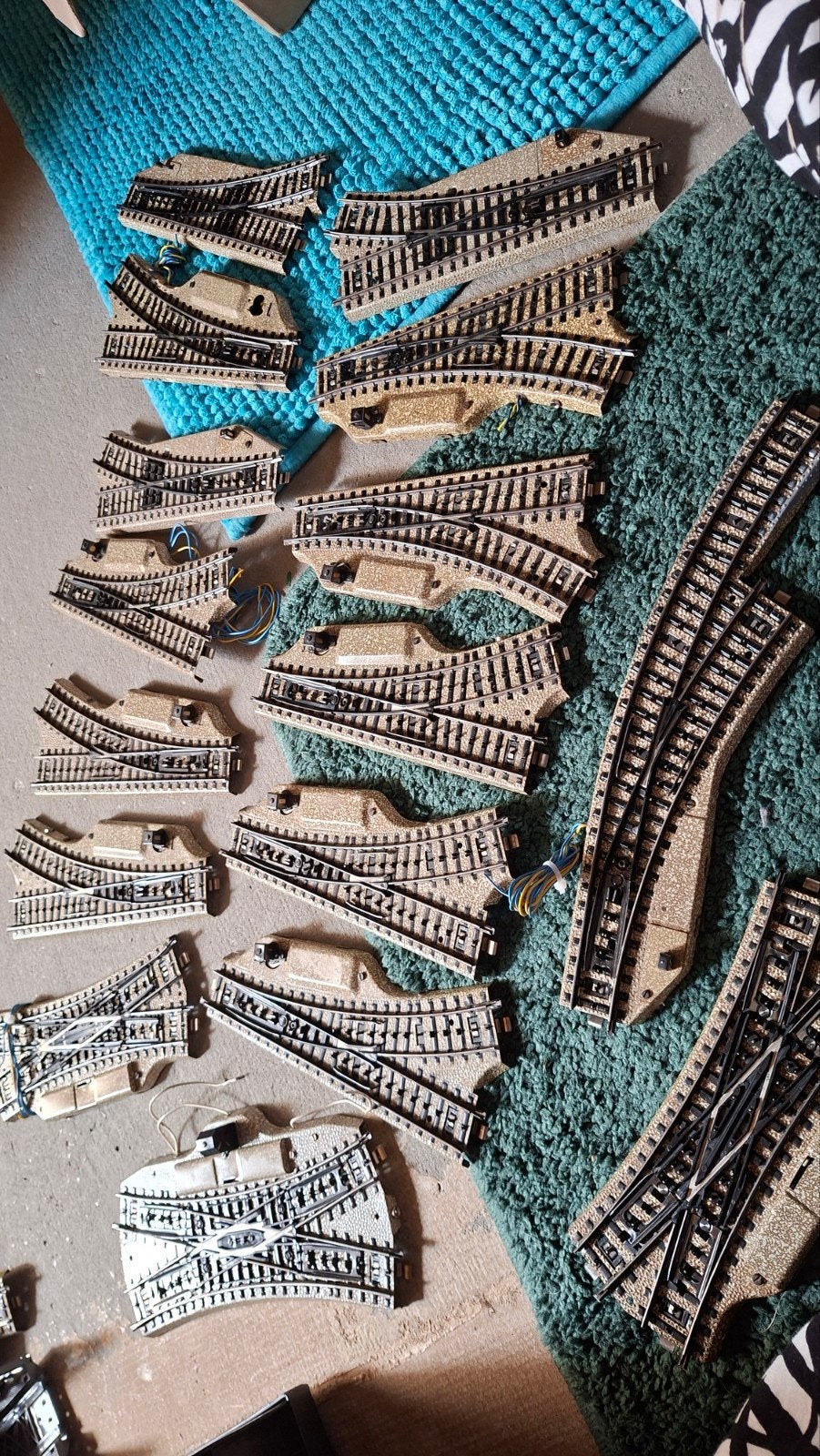 420 Marklin M rails en wissels, Wisselstroom, Gebruikt, Rails, Ophalen of Verzenden