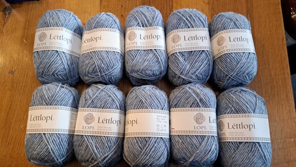Lopi Lettlopi IJslandse wol - 10 bollen lichtblauw, Ophalen of Verzenden, Istex, Geen idee, Geen idee