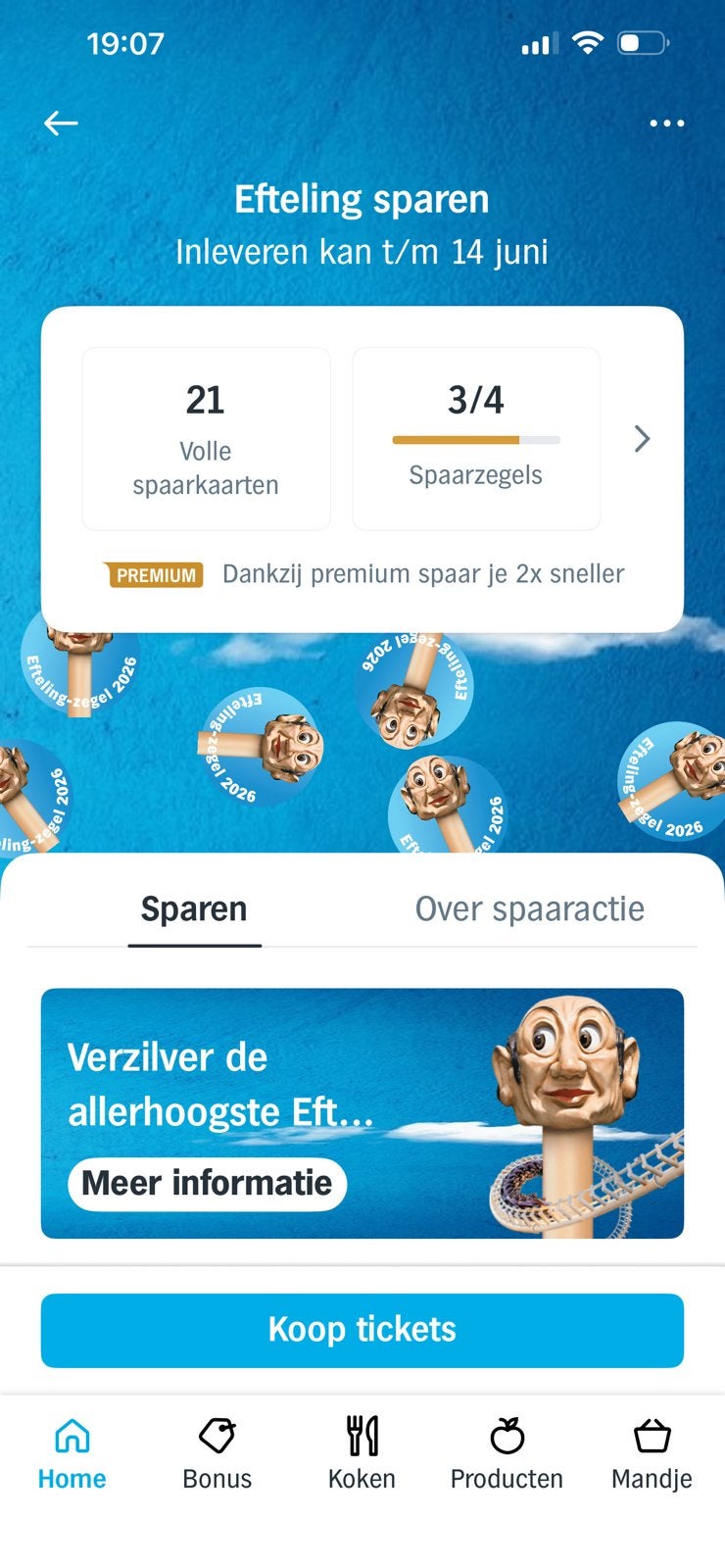 Gratis spaarkaarten efteling (nog 10 stuks), Verzenden, Nieuw, Overige typen