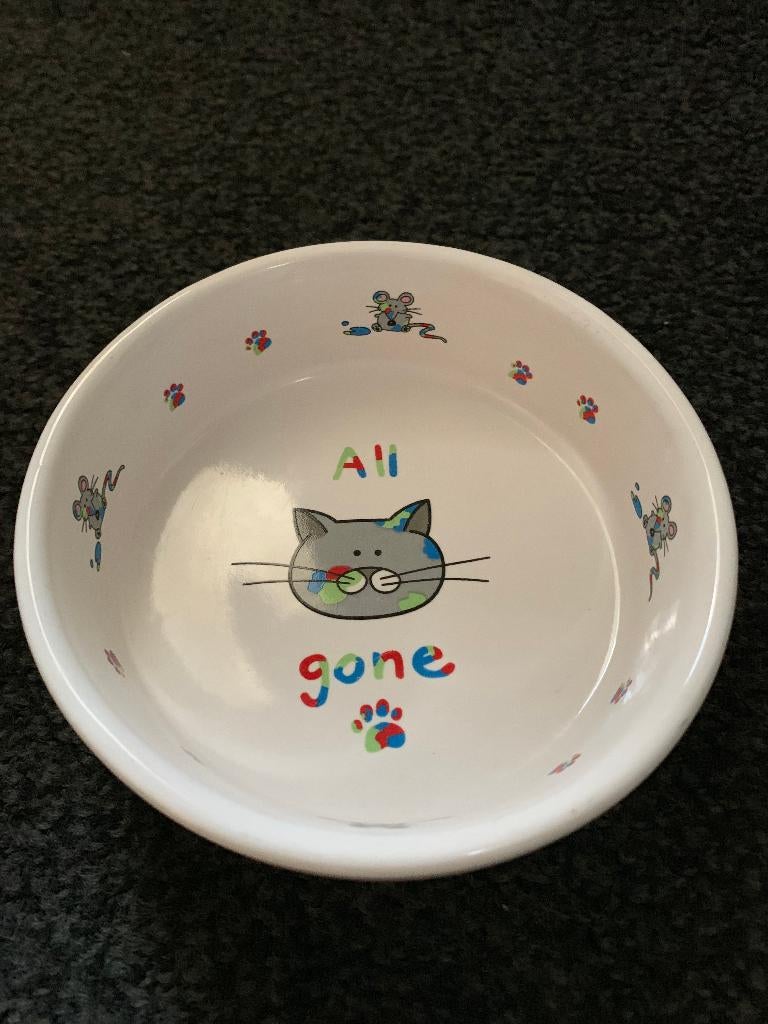 voerbak voor kat 2 stuks, Ophalen of Verzenden, Gebruikt