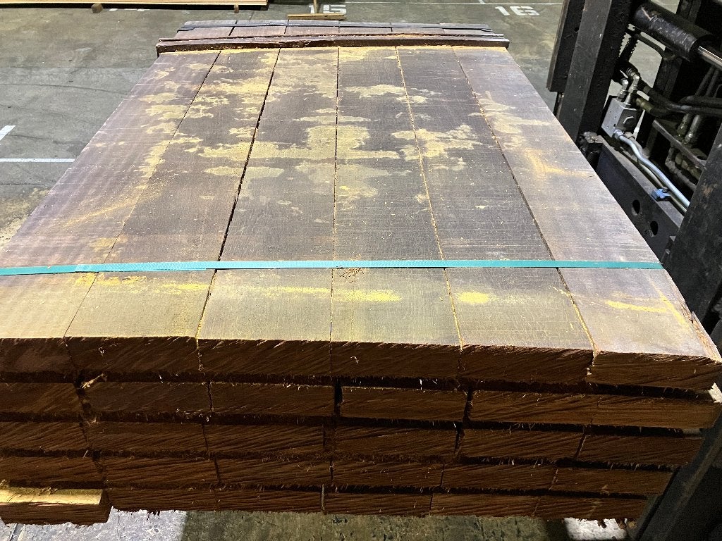 vlonderplanken-balken-planken-Hardhout/Guariuba-52x153mm, Ophalen, Nieuw, Hardhout, Minder dan 180 cm