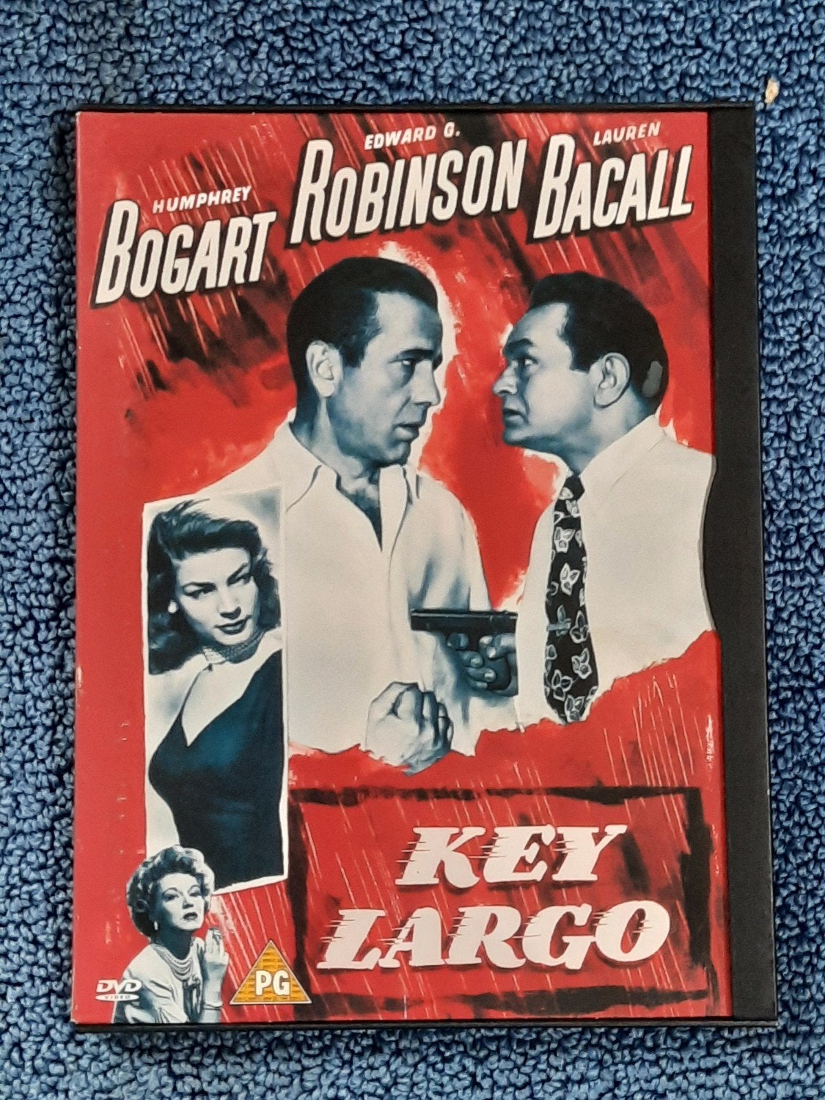 Key Largo DVD - Humphrey Bogart, Lauren Bacall, Vanaf 16 jaar, Ophalen of Verzenden, Gebruikt, Overige genres