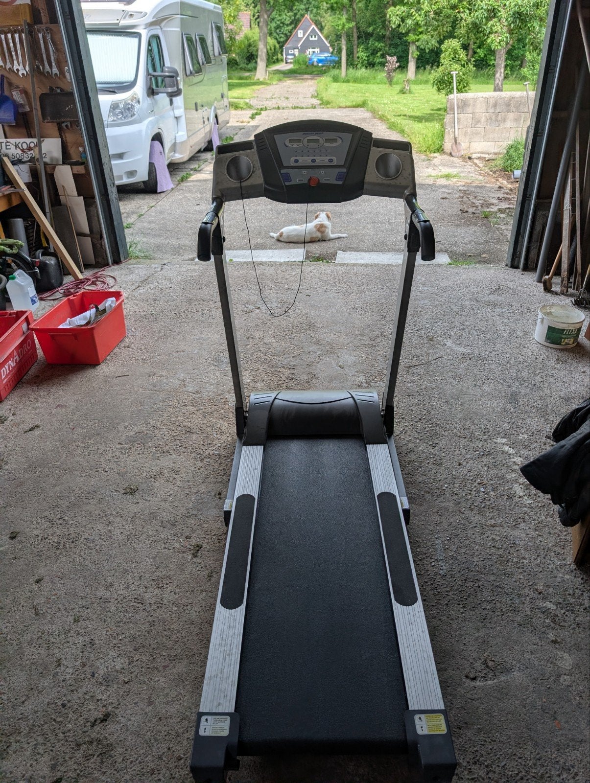 PowerPeak Loopband - Ideaal voor Thuis Fitness, Ophalen, Gebruikt, Benen, Loopband