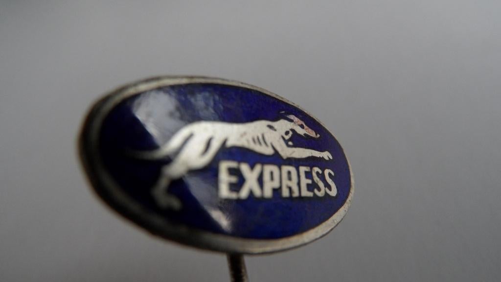 Express oldtimerbromfiets speld, geëmailleerd, Verzamelen, Verzenden, Gebruikt, Merk, Speldje of Pin