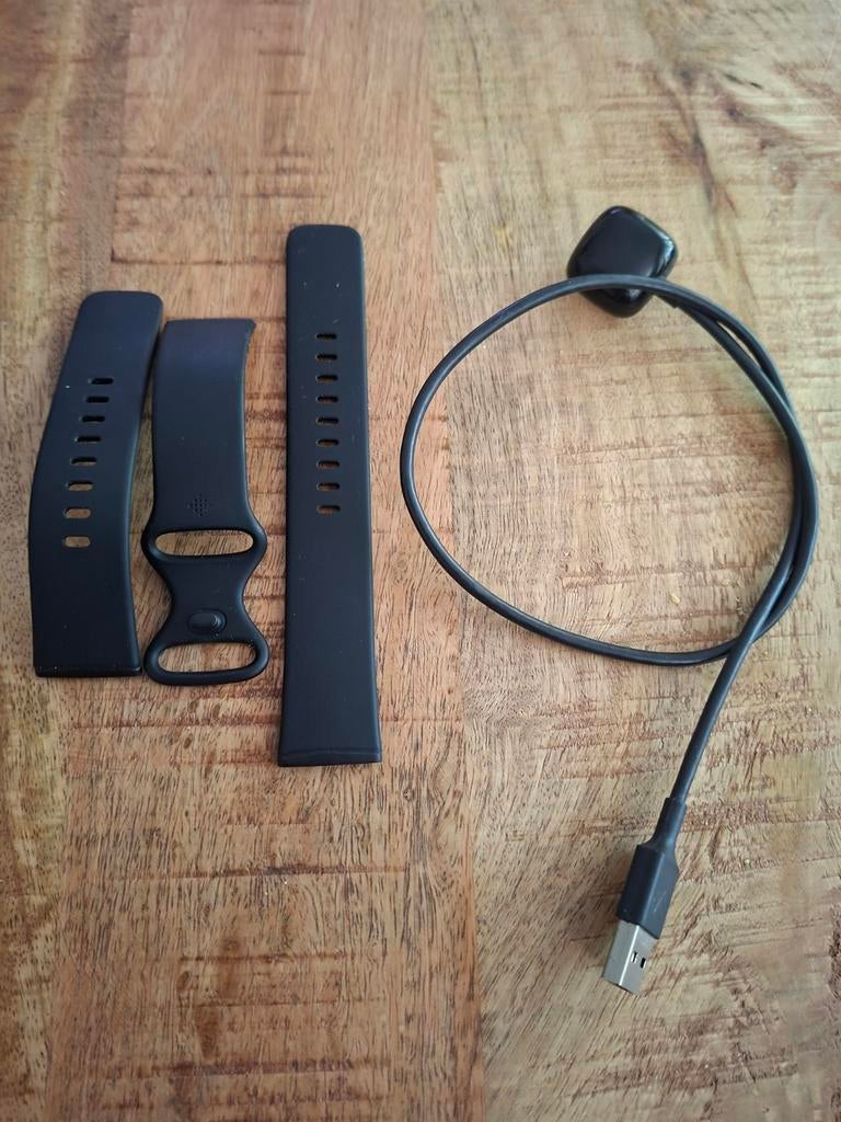 Fitbit bandje en oplader, Zwart, Nieuw, Ophalen of Verzenden, Fitbit