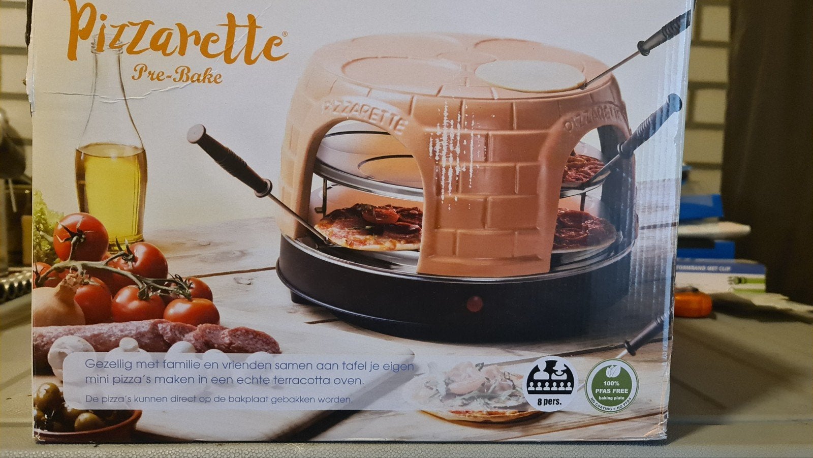 Emerio Pizzarette (8-pers.), Ophalen