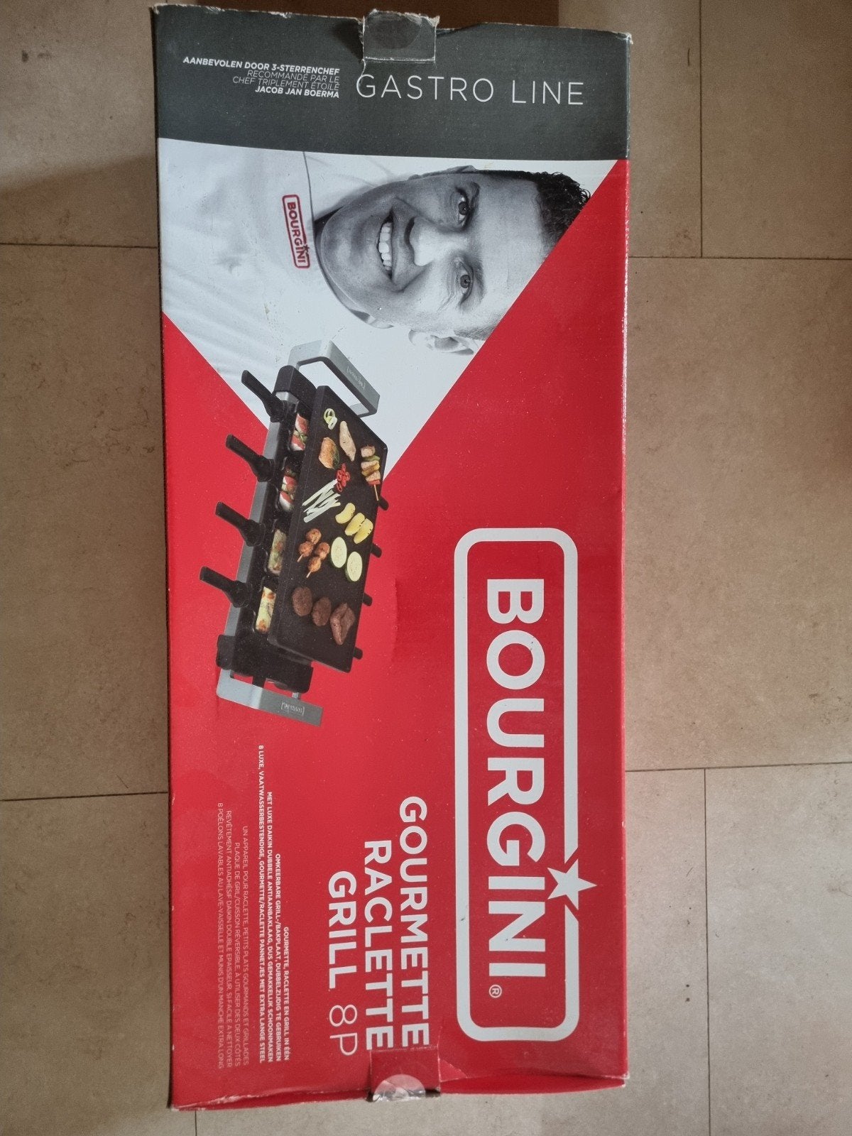 Bourgini Gourmette/Raclette/Grill, Ophalen of Verzenden, 8 personen of meer