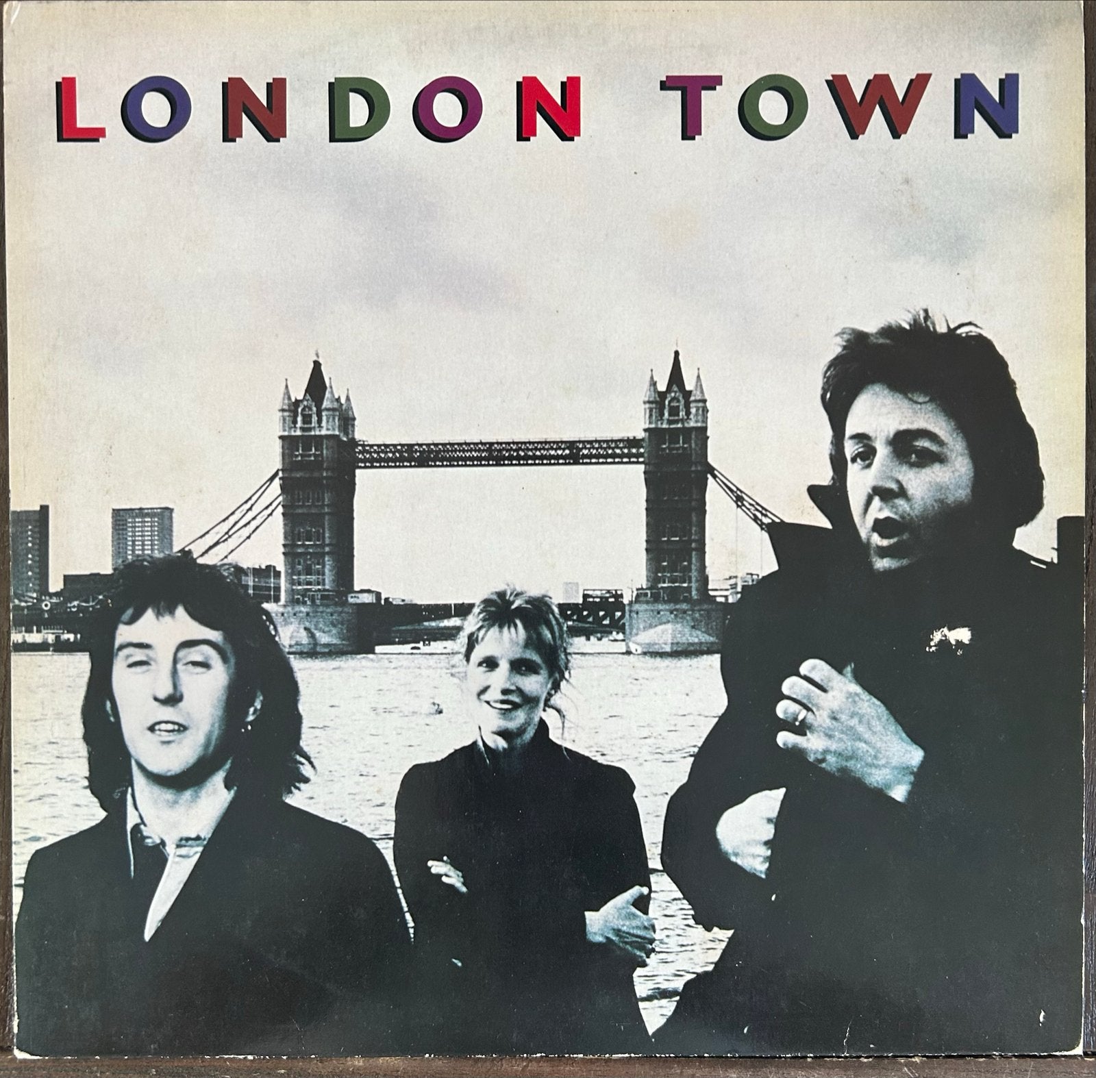 Wings - London Town LP (1978) met poster, LP, Inclusief poster, Ophalen of Verzenden, Zo goed als nieuw