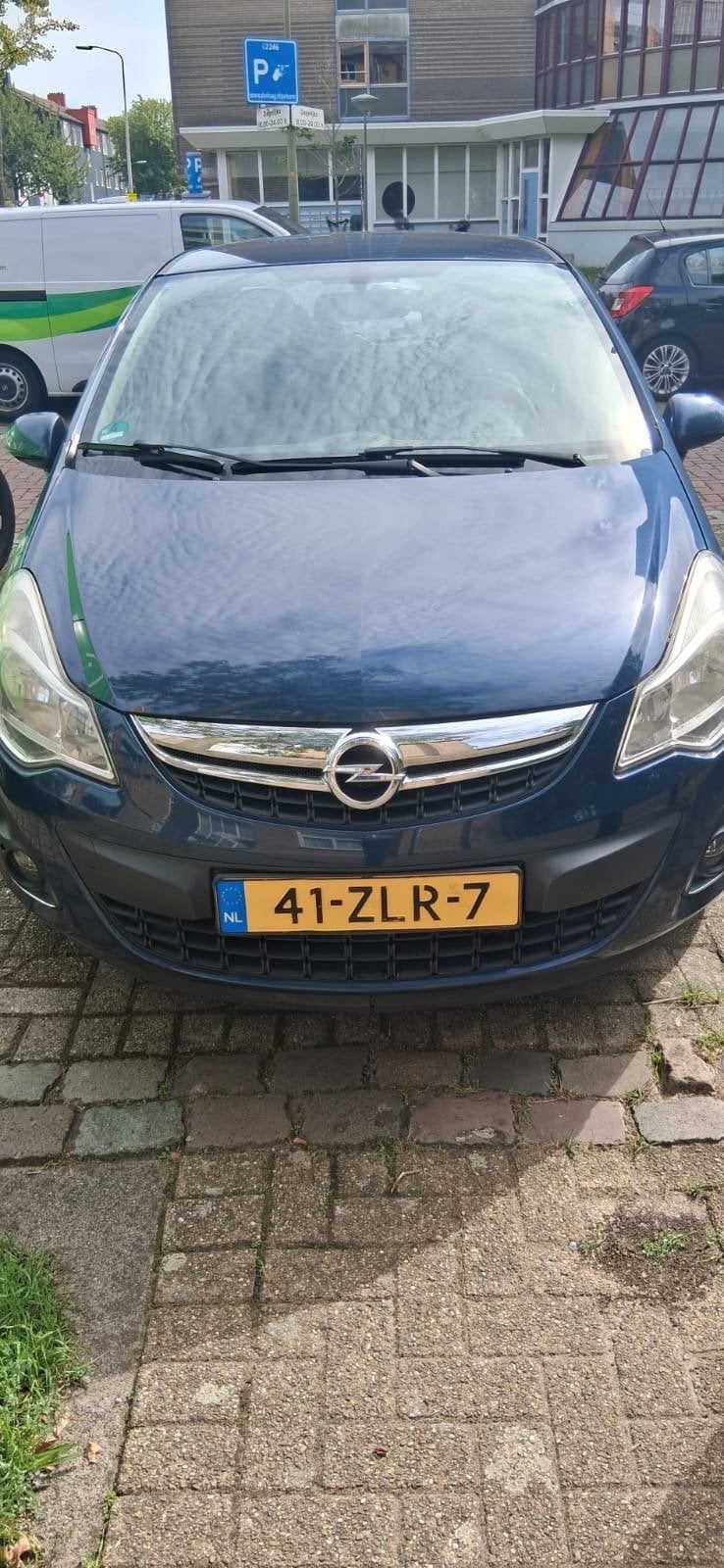 Opel Corsa 1.2 16V 5D 2012 Blauw, Auto's, Voorwielaandrijving, 1063 kg, 4 cilinders, Blauw