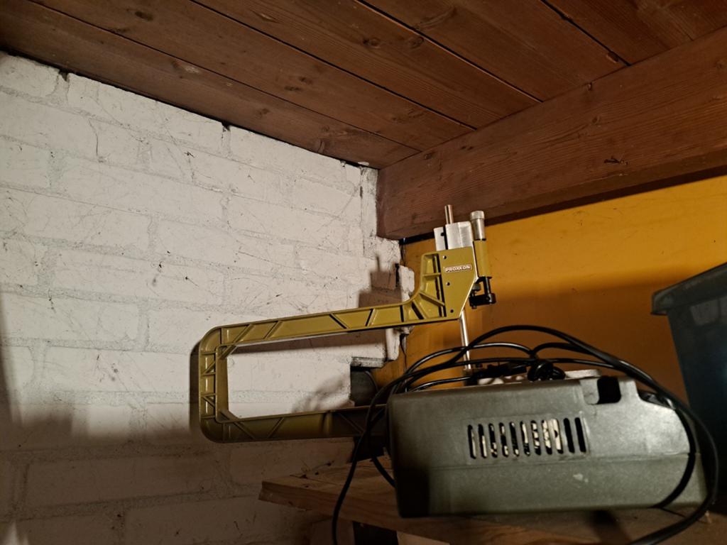 Elektrische figuurzaag - Proxxon, Doe-het-zelf en Verbouw, Gereedschap | Zaagmachines, Minder dan 30 mm, Gebruikt, Proxxon, Decoupeerzaag