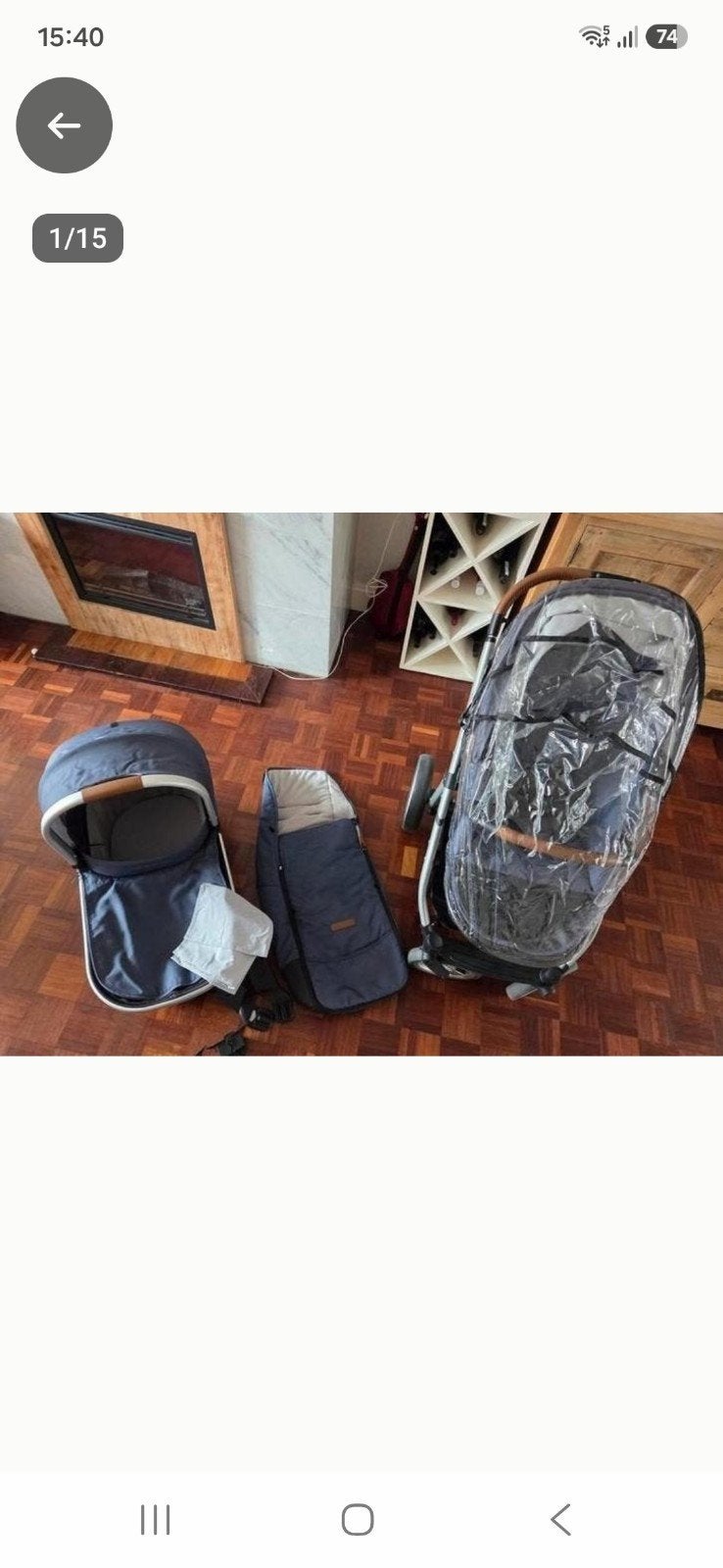 Mutsy Traveller Combiwagen met Reiswieg en accessoires, Ophalen, Gebruikt, Combiwagen, Mutsy