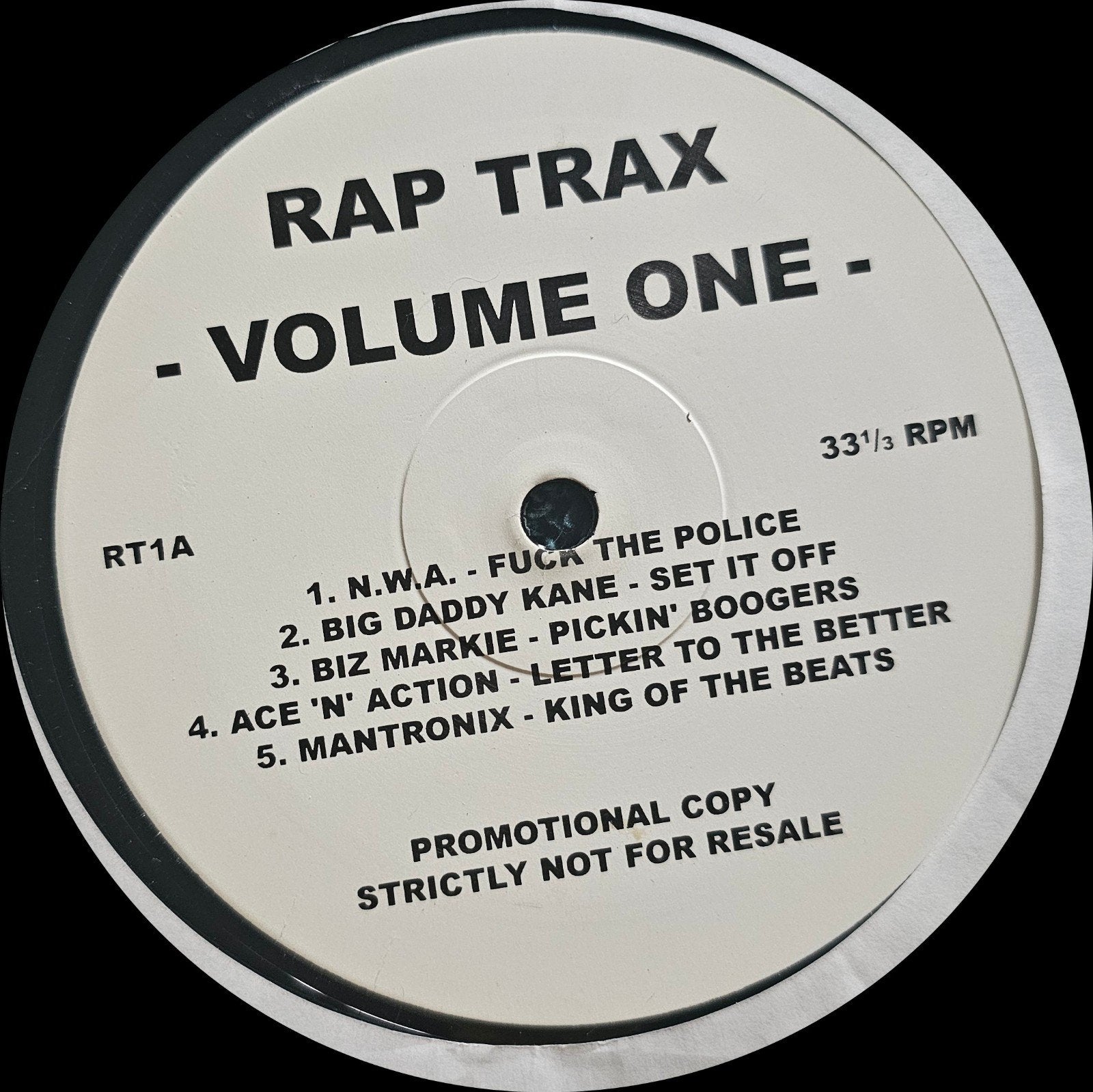 Golden Age Hip-Hop Tracklist: Rap Trax Volume One, Ophalen of Verzenden