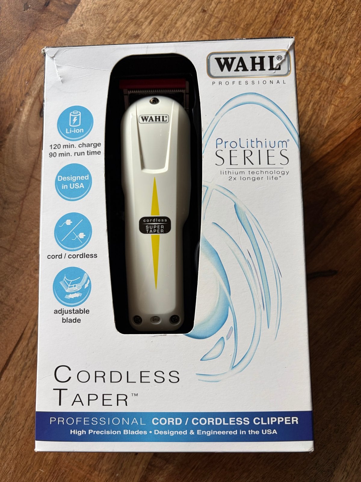 Nieuwe Wahl Cordless Super Taper tondeuse, Ophalen of Verzenden, Nieuw, Scheren en Epileren
