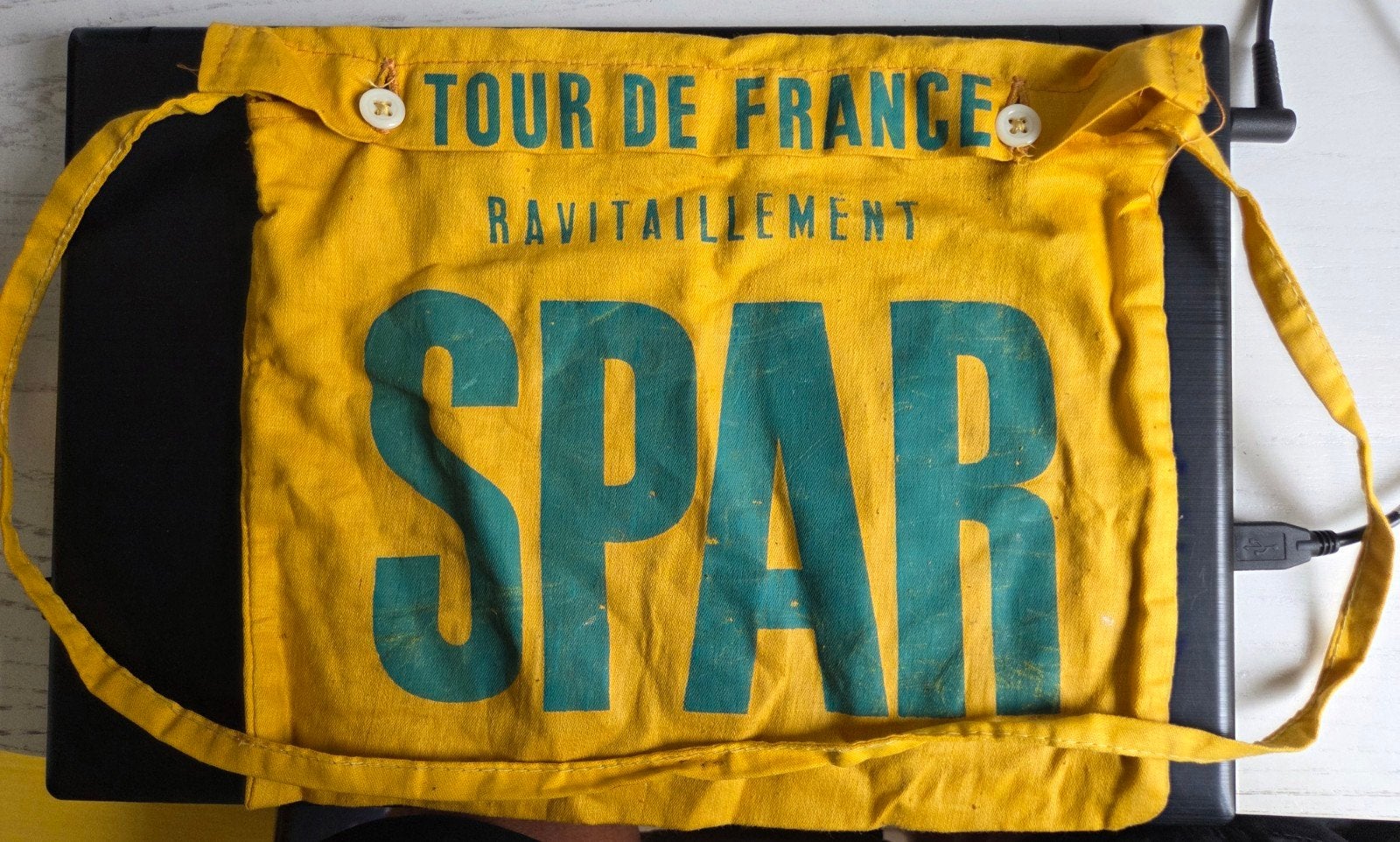 TOUR DE FRANCE 1959 MUSETTETAS SPAR Etenszak, Ophalen of Verzenden