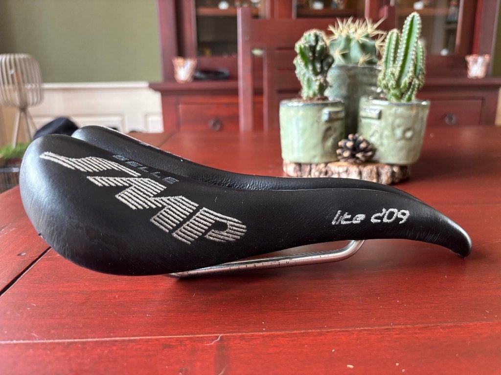 Selle SMP Lite 209 Zadel Leer Race/MTB - Gebruikt, Fietsen en Brommers, Gebruikt, Leer, Verzenden, Selle SMP