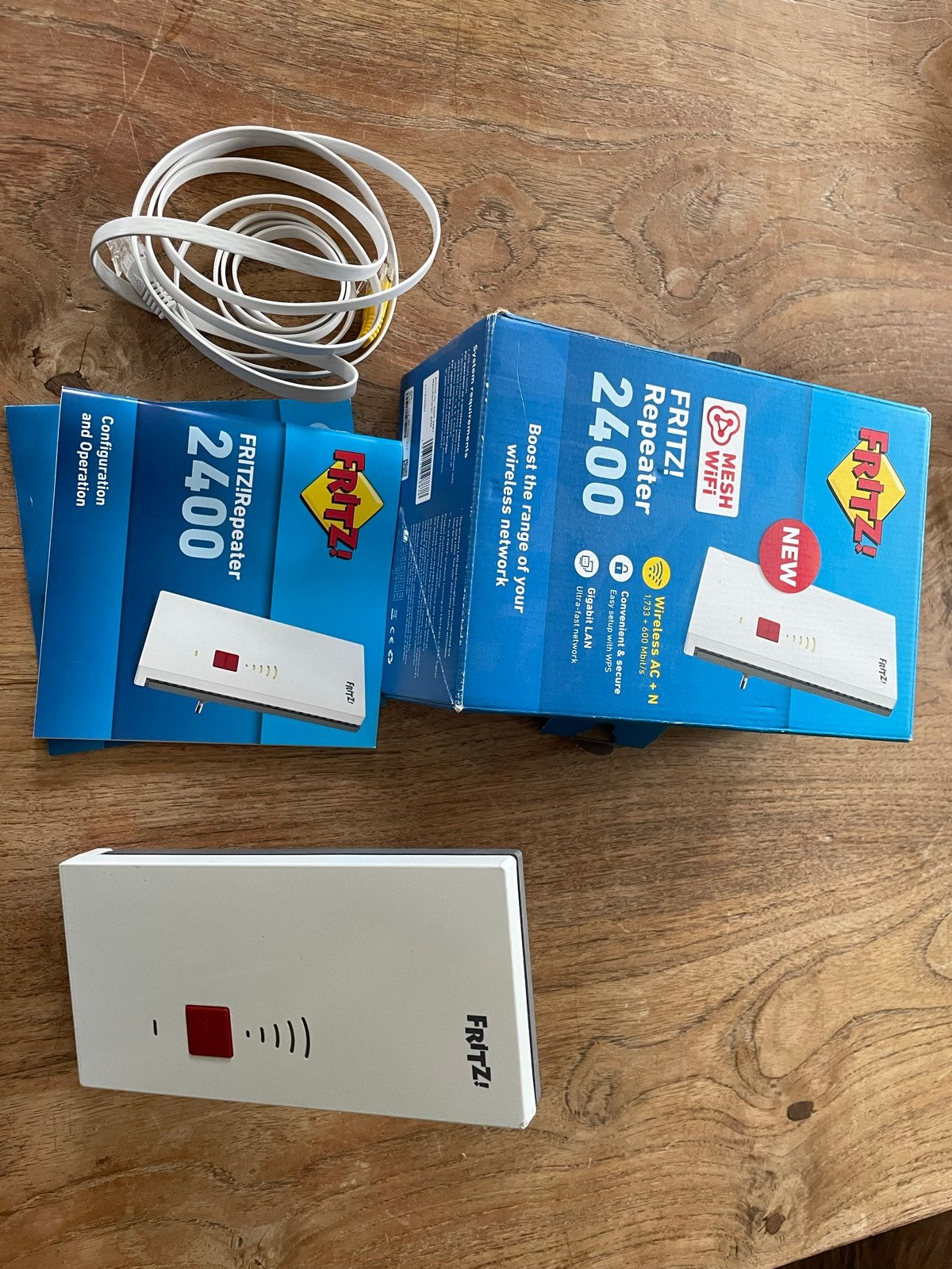 FRITZ! Repeater 2400 - Zo goed als nieuw, Ophalen of Verzenden, Zo goed als nieuw