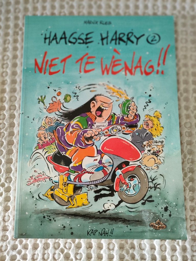 HAAGSE HARRY door Marnix Rueb, Gelezen, Eén stripboek, Ophalen of Verzenden, Marnix Rueb
