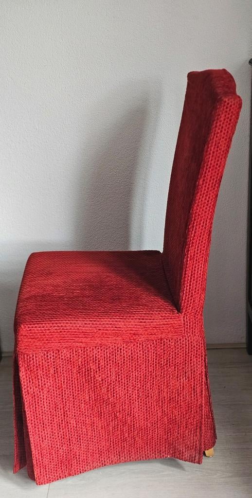 Klassieke rode stoel, Huis en Inrichting, Stoelen, Ophalen, Gebruikt, Klassiek, Rood