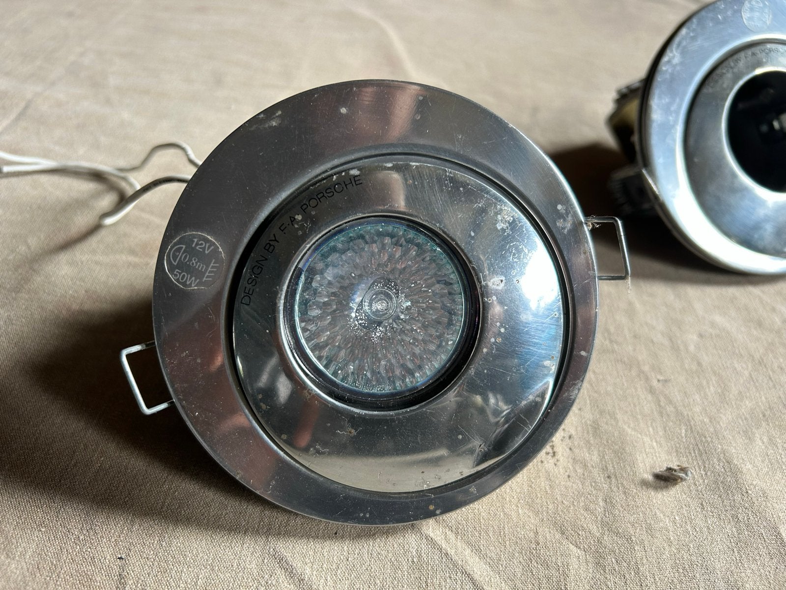 4 stuks Antares Ref. 5000 / F.A. Porsche inbouwspots, Halogeen, Overige merken, GU5.3, Ophalen of Verzenden
