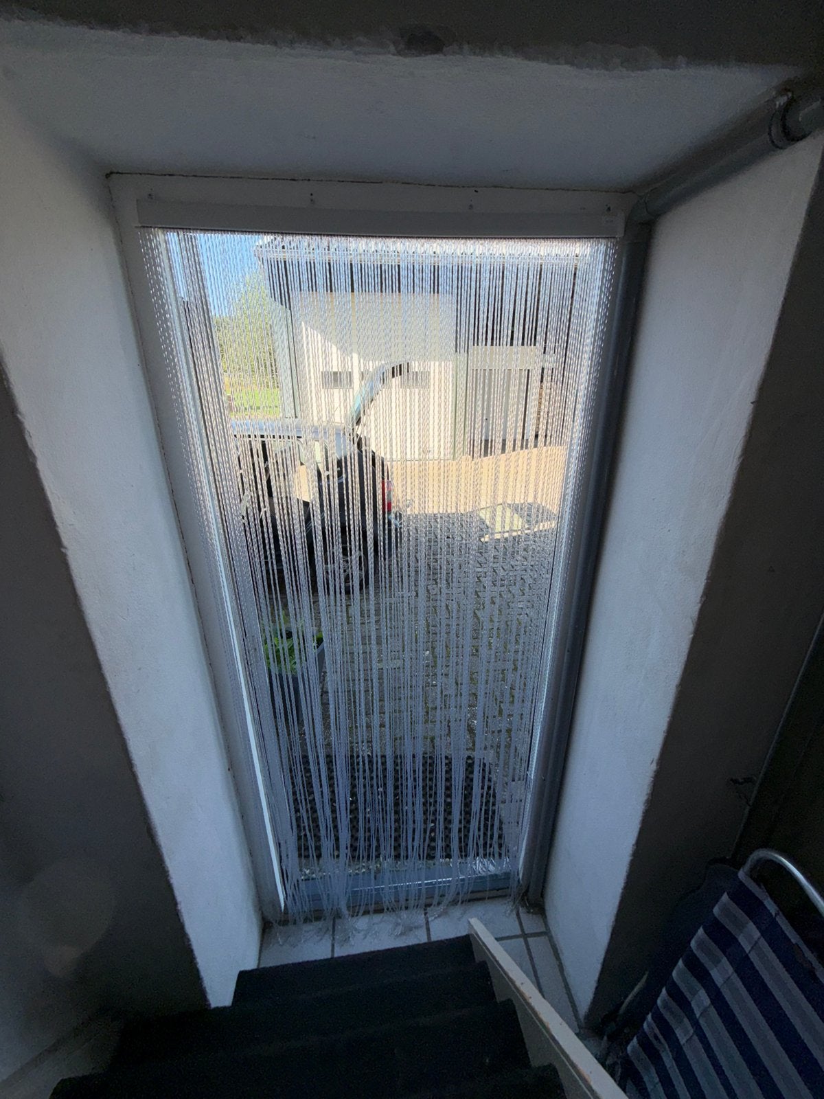 Vliegengordijn - Grijs - Zo goed als nieuw, Huis en Inrichting, Inclusief montageonderdelen, Ophalen of Verzenden, Grijs, Kunststof