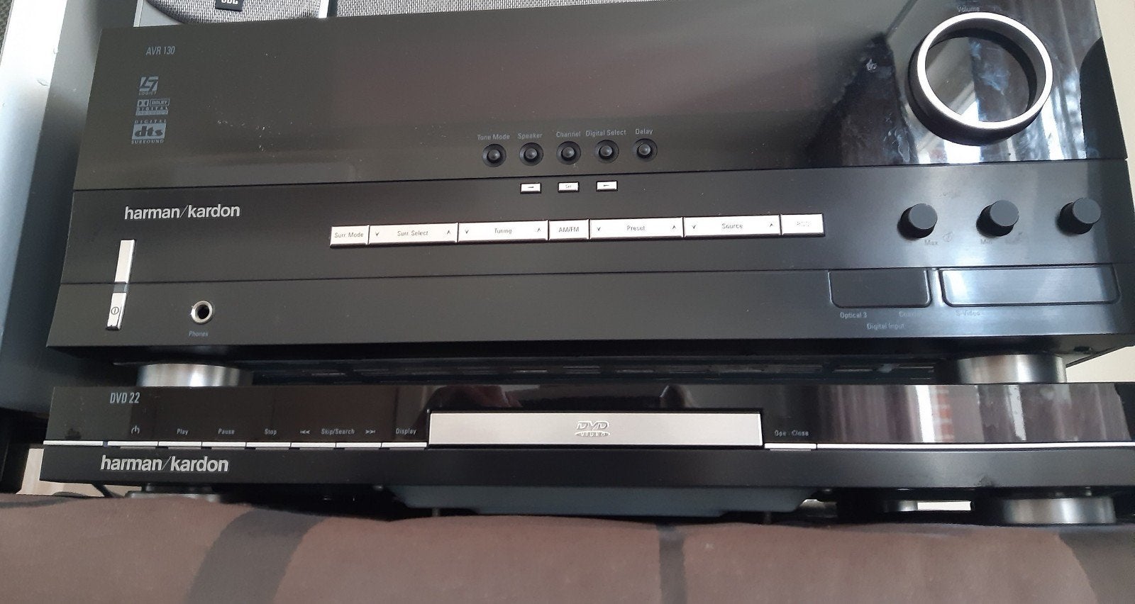 Harman kardon avr130,  DVD 22 speler en JBL Speakers, Ophalen, Gebruikt, Overige merken