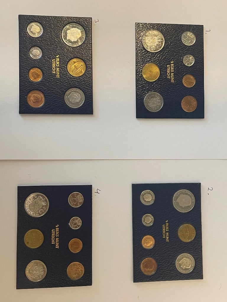 Munten collectie, Postzegels en Munten, Ophalen, Koningin Juliana, Overige waardes, Setje