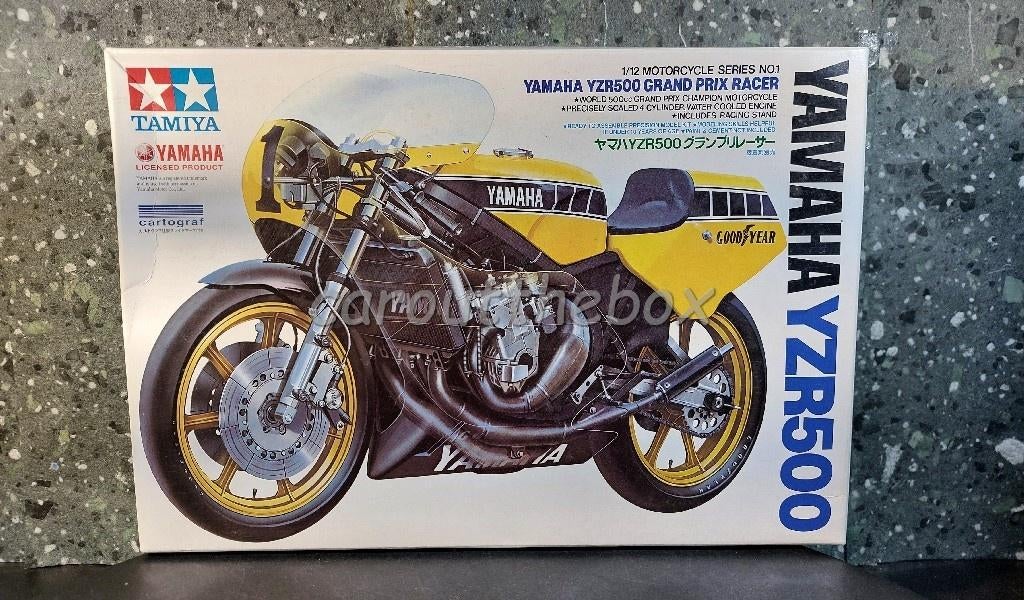 Yamaha YZR500 Grand Prix Racer 1:12 Tamiya E035, Verzenden, Zo goed als nieuw, Tamiya, Groter dan 1:32