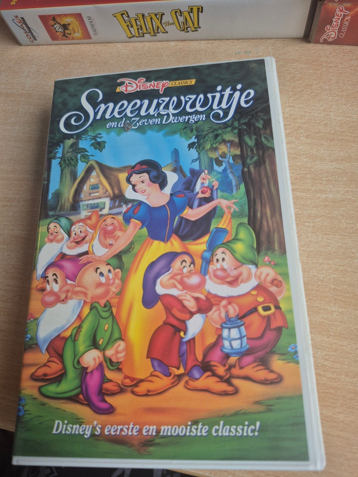 Sneeuwwitje en de Zeven Dwergen VHS - Disney Classic, Gebruikt, Tekenfilm, Alle leeftijden, VHS