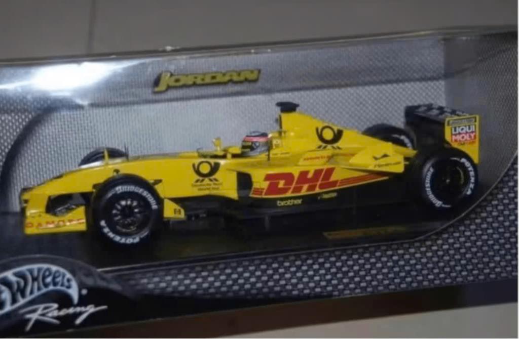 1:18 JORDAN F1 EJ12 SATO DHL Hotwheels NIEUW! in box WRH, Verzenden, Zo goed als nieuw, Auto, Hot Wheels