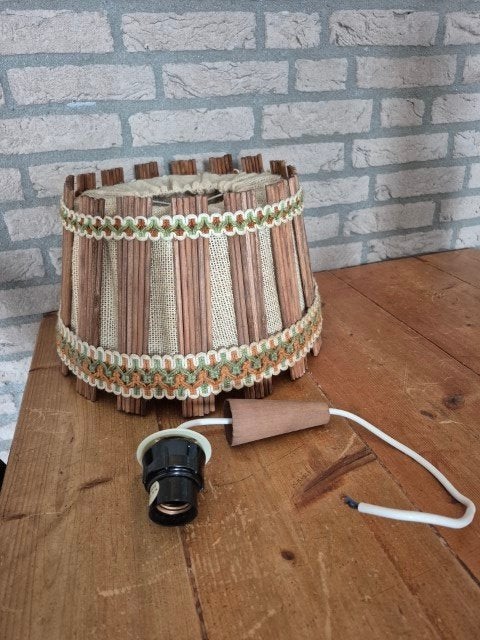 Hanglamp Vintage, Vintage, Zo goed als nieuw, Textiel, E27 (groot)