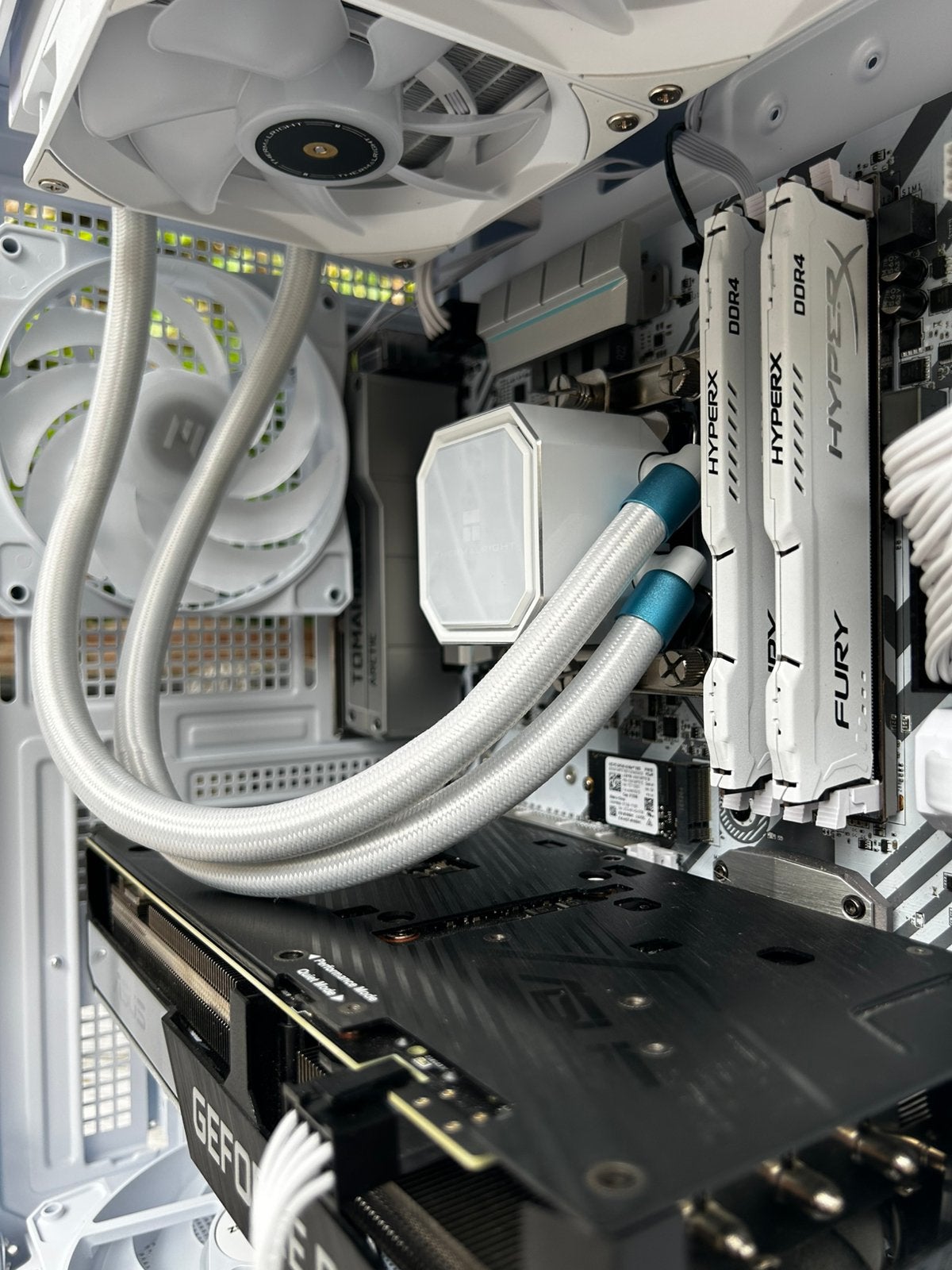 Game PC | i7-7700K | RTX 3060 Ti 8GB | 16GB | 1TB | Wit, Ophalen of Verzenden, Zo goed als nieuw, Gaming, SSD