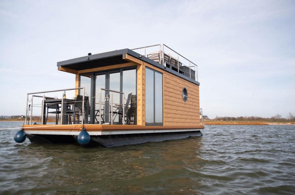 2023 Aqua-House Woonboot Harmonia incl ligplaats met verhuur, Watersport en Boten, Ophalen, Motor en Techniek