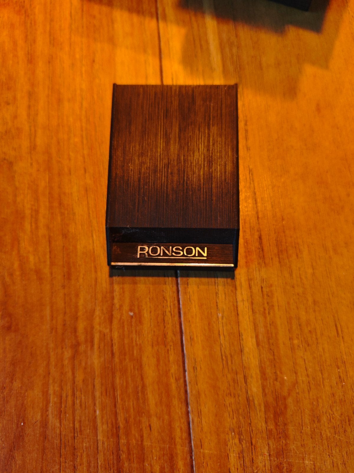 Vintage Ronson aansteker met originele verpakking, Ophalen of Verzenden, Gebruikt, Aansteker