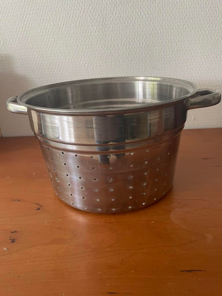 Stoominzet 24 cm, Ophalen of Verzenden, Zo goed als nieuw, Overige materialen
