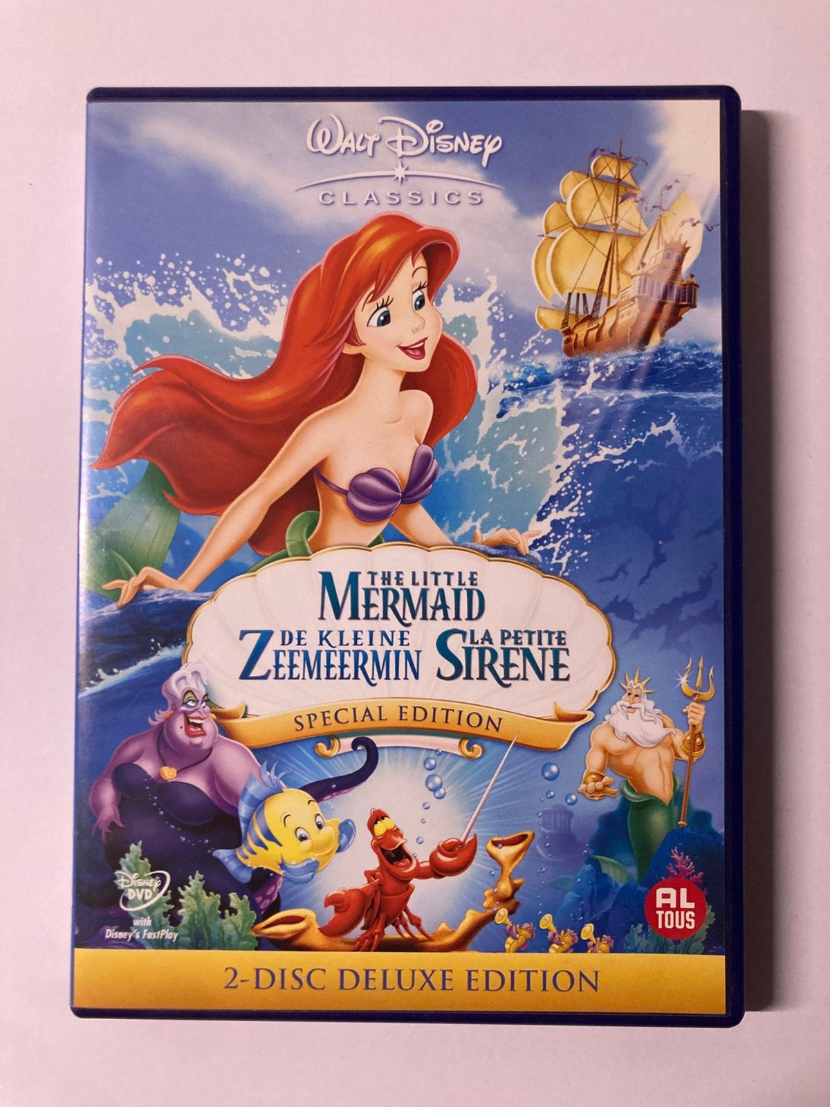 De Kleine Zeemeermin, 1989 / 2x DVD / Special Ed. / Disney, Tekenfilm, Nederlands, Bonusmateriaal, Ophalen of Verzenden