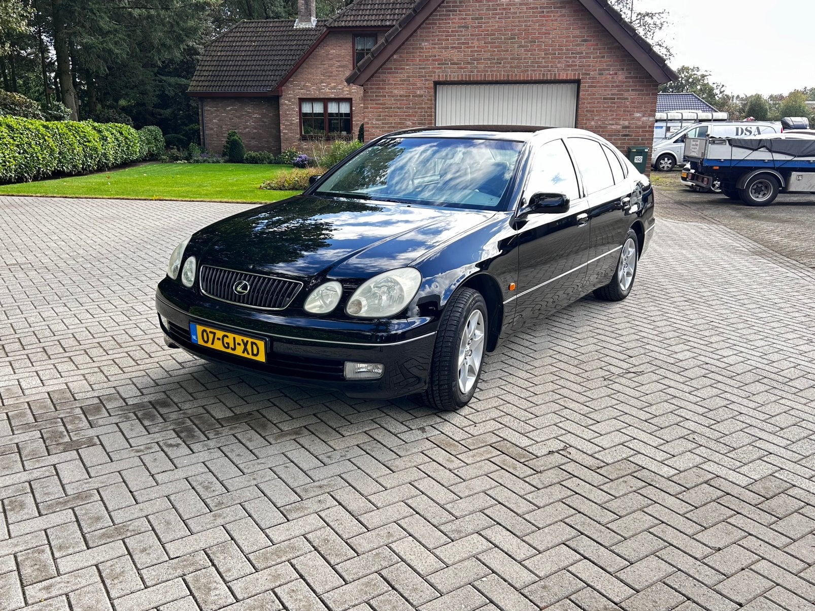 Lexus GS300 3.0 2JZ AUT 2001 Zwart LPG G4 nieuwste systeem, Auto's, Automaat, Achterwielaandrijving, Beige, Zwart