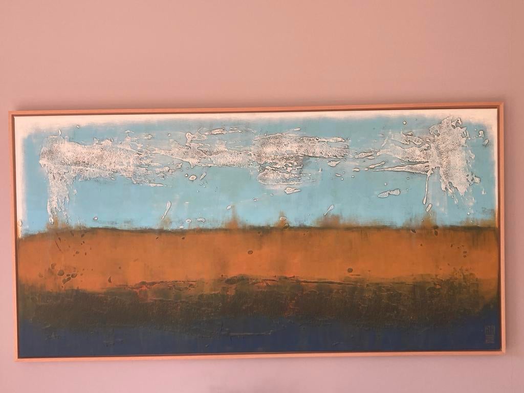 Origineel abstract schilderij Ronald Hunter - Toscane, Ophalen