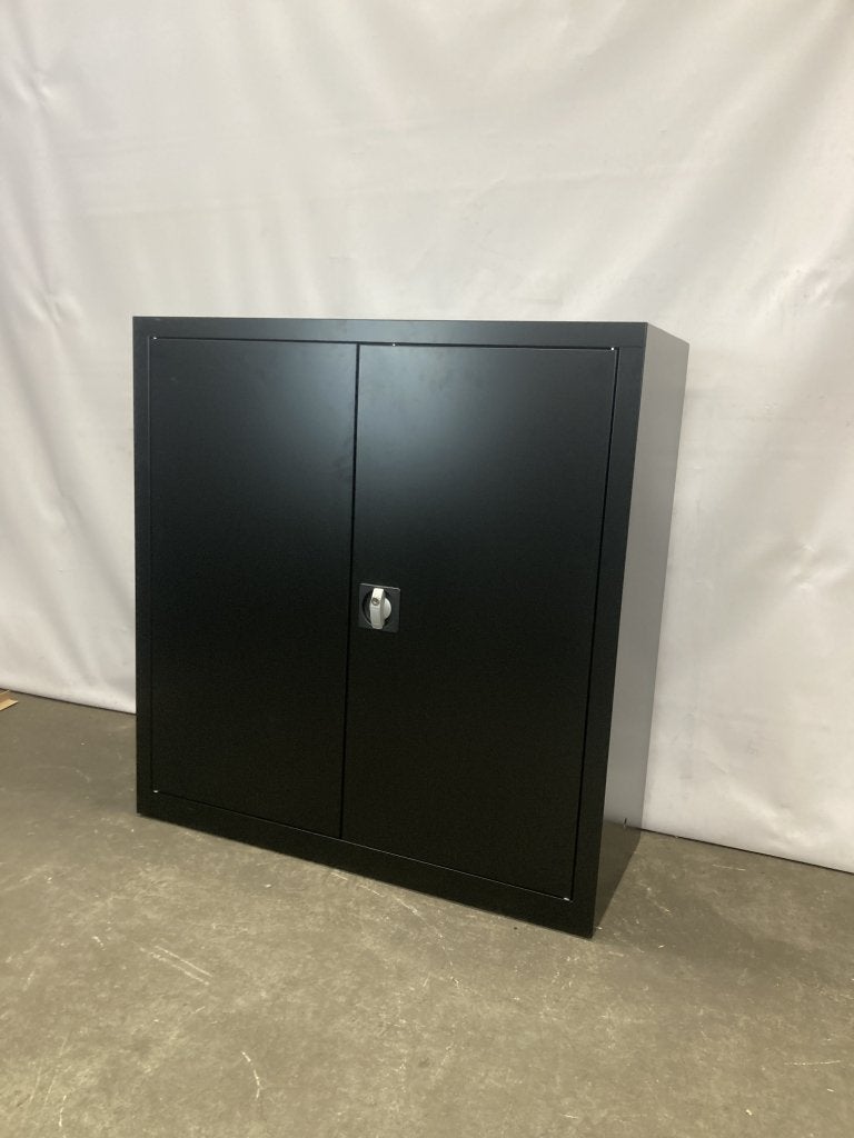 Nieuw! zwarte draaideurkast archiefkast kantoorkast kast, Niet ingevuld, 100 tot 150 cm, 100 tot 150 cm, Niet ingevuld