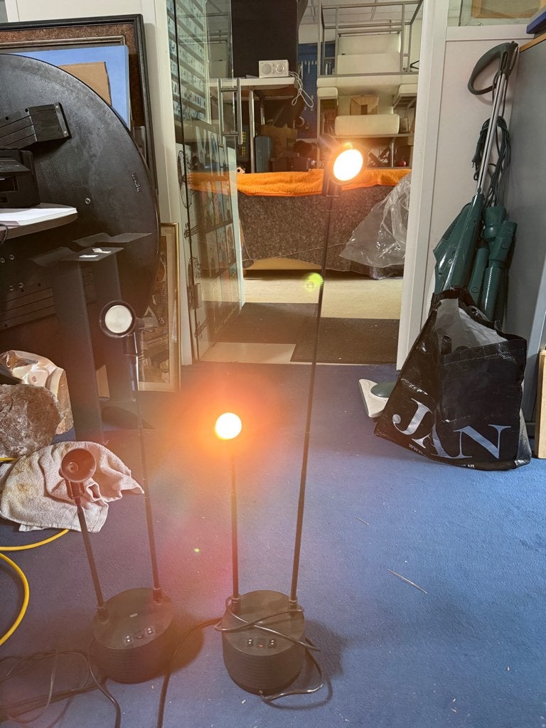 Luxo Sciopticon van Hans Ansems, Ophalen, Inclusief lichtbron, Bureaulamp, Overige merken