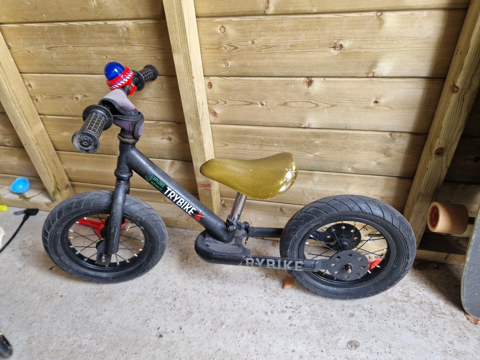 Te koop: Trybike Steel Zwart + extra wiel (3-in-1), Ophalen, Gebruikt, Minder dan 16 inch, Trybike
