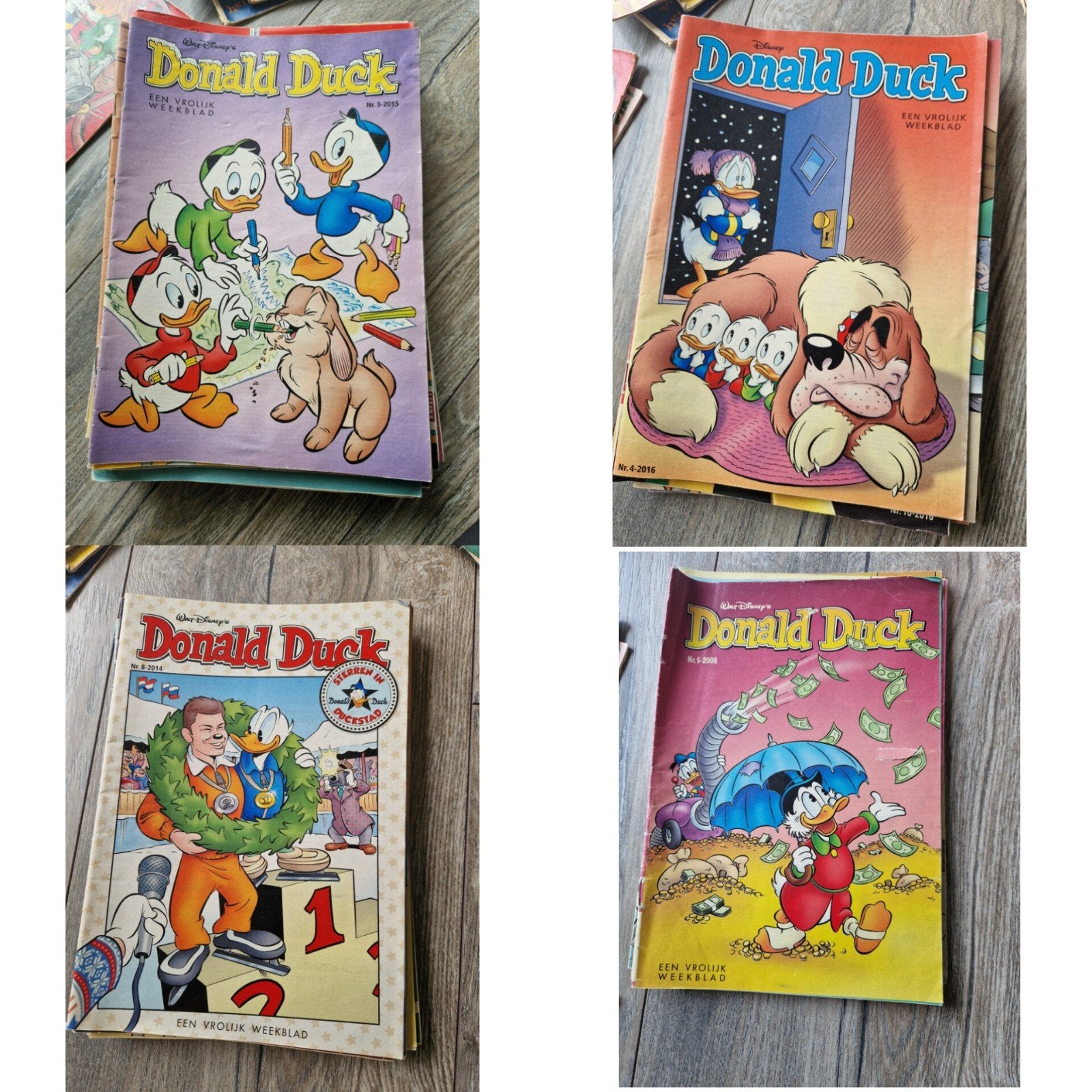 Donald Duck, Meerdere comics, Ophalen, Gelezen, Europa
