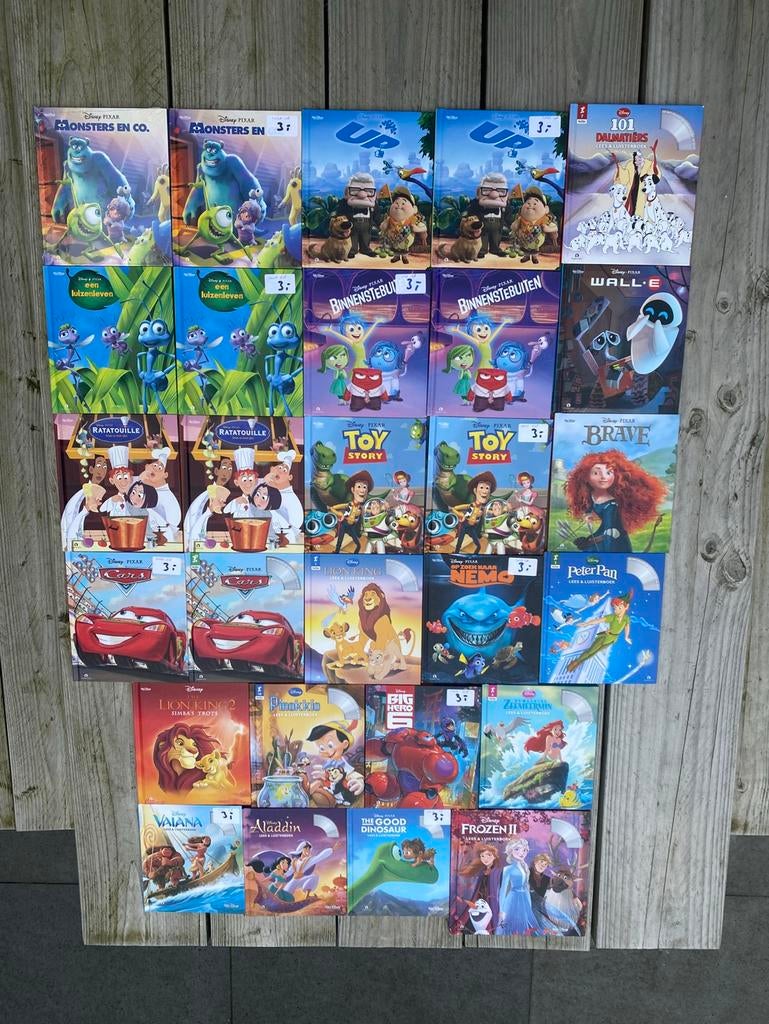 Disney boeken/boekjes/luisterboeken incl cd, zgan, Ophalen of Verzenden, Zo goed als nieuw