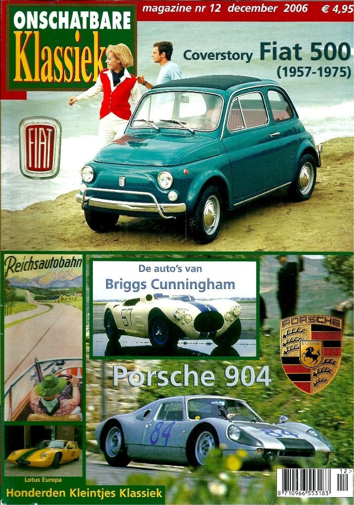Onschatbare Klassieker Fiat 500 1957 - 1975, Ophalen of Verzenden, Gelezen, Overige merken